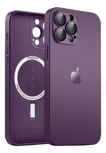 Case NanoGlass Vidro Roxa (Deep Purple) para iPhone 14 Pro Max