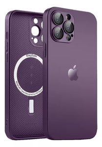 Case NanoGlass Vidro Roxo (Deep Purple) para iPhone 15 Pro