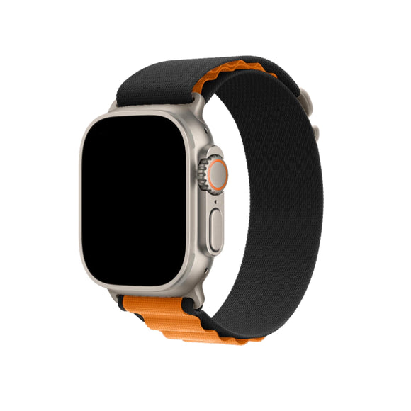 Pulseira Loop Alpina - Preto/Laranja