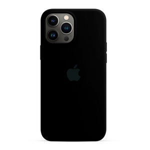 Capa em Silicone com Magsafe iPhone 13 Black Meia-noite